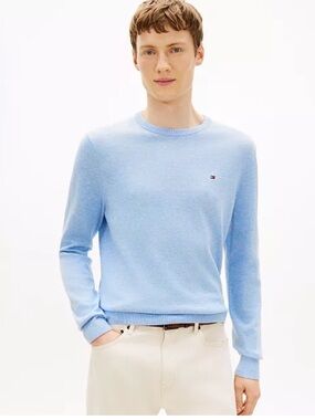 Tommy Hilfiger Light Blue Crewneck Sweater